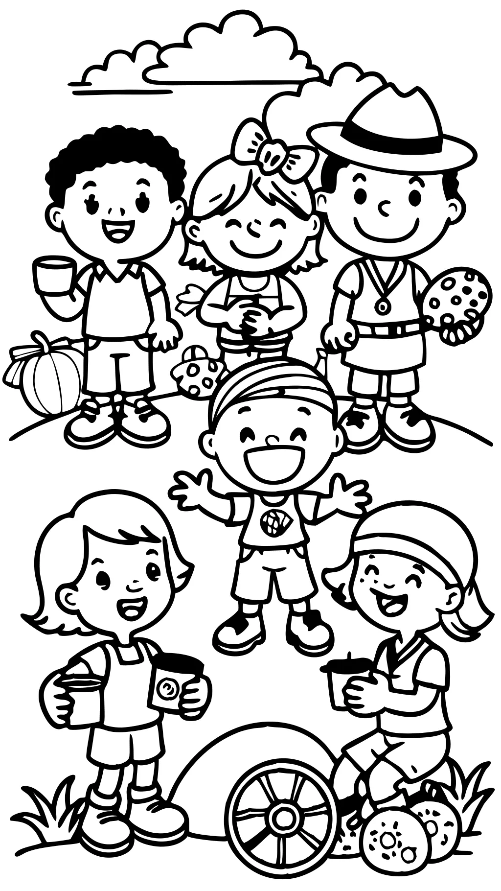 coloring pages of best friends